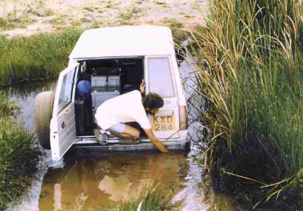 In the marsh: It is a pleasure to get stuck -and unstuck- with such good adversaries in that rally!
