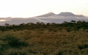 Mt. Kilimanjaro from Olorgesailie.